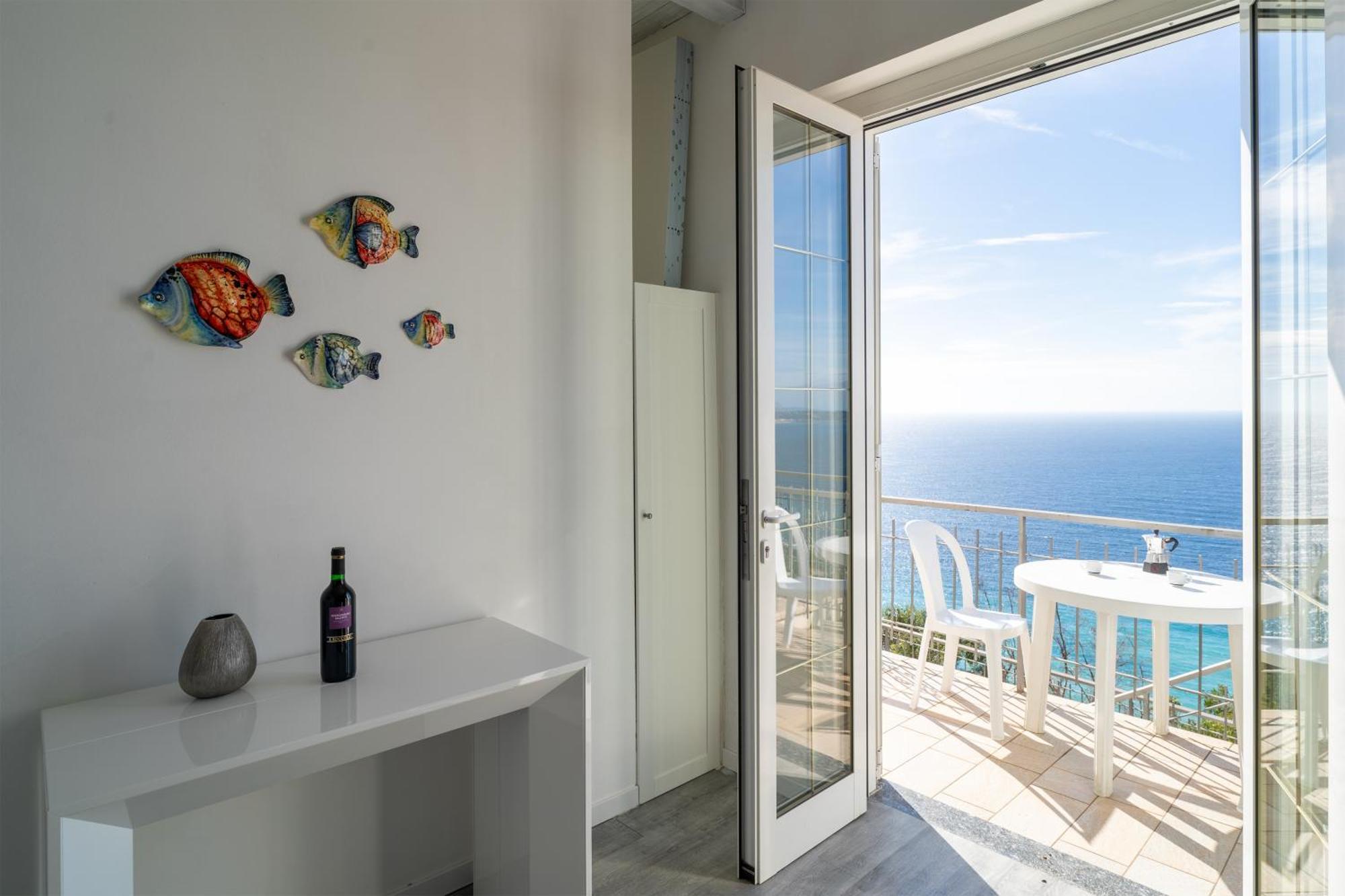 ヴェンティミーリアCasa Grimaldi - Terrace & Sea Viewアパートメント エクステリア 写真