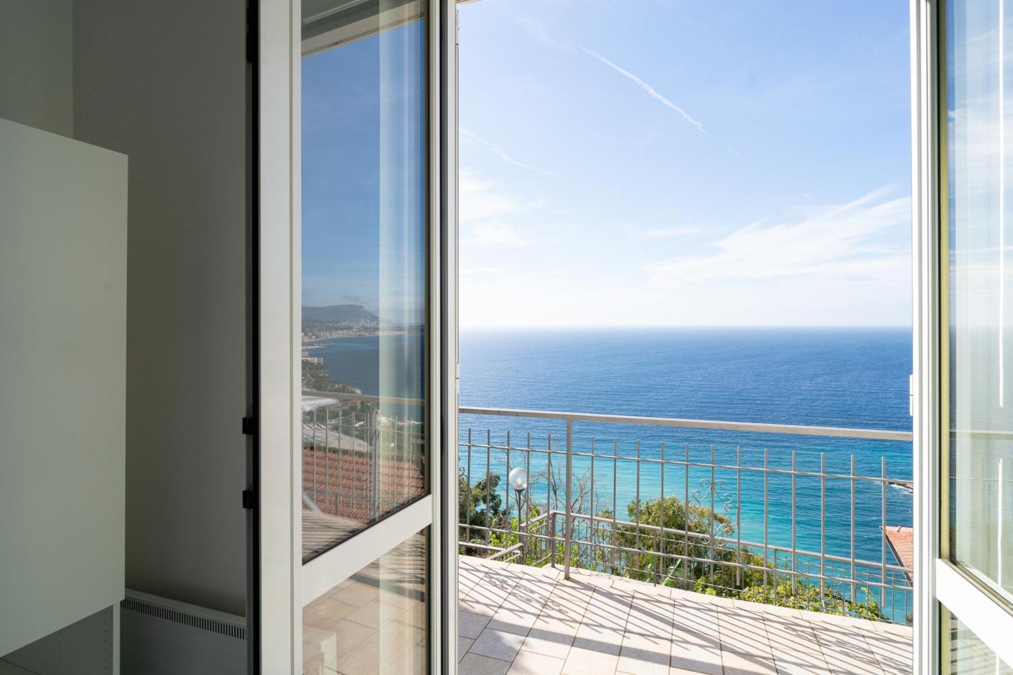 ヴェンティミーリアCasa Grimaldi - Terrace & Sea Viewアパートメント エクステリア 写真